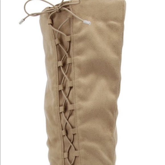 Boots Sugar Macon Tall Over The Knee Heeled Women’s Boots - Picture 5 of 6